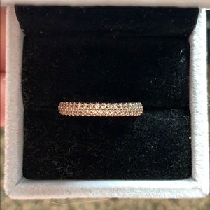 Pandora “Inspiration Within” Rose Gold size 8.5/58